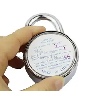 Password Lock Sliver Black Alloy