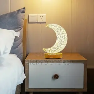 Luxury Crystal Moon Star Led Table Lamp (Premium Decorative Light)