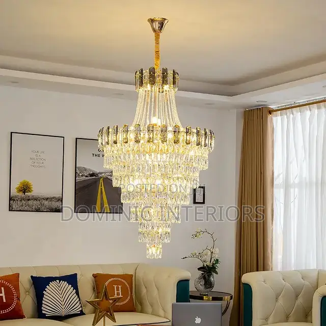 Hanging Modern Luxury Spiral Chandelier