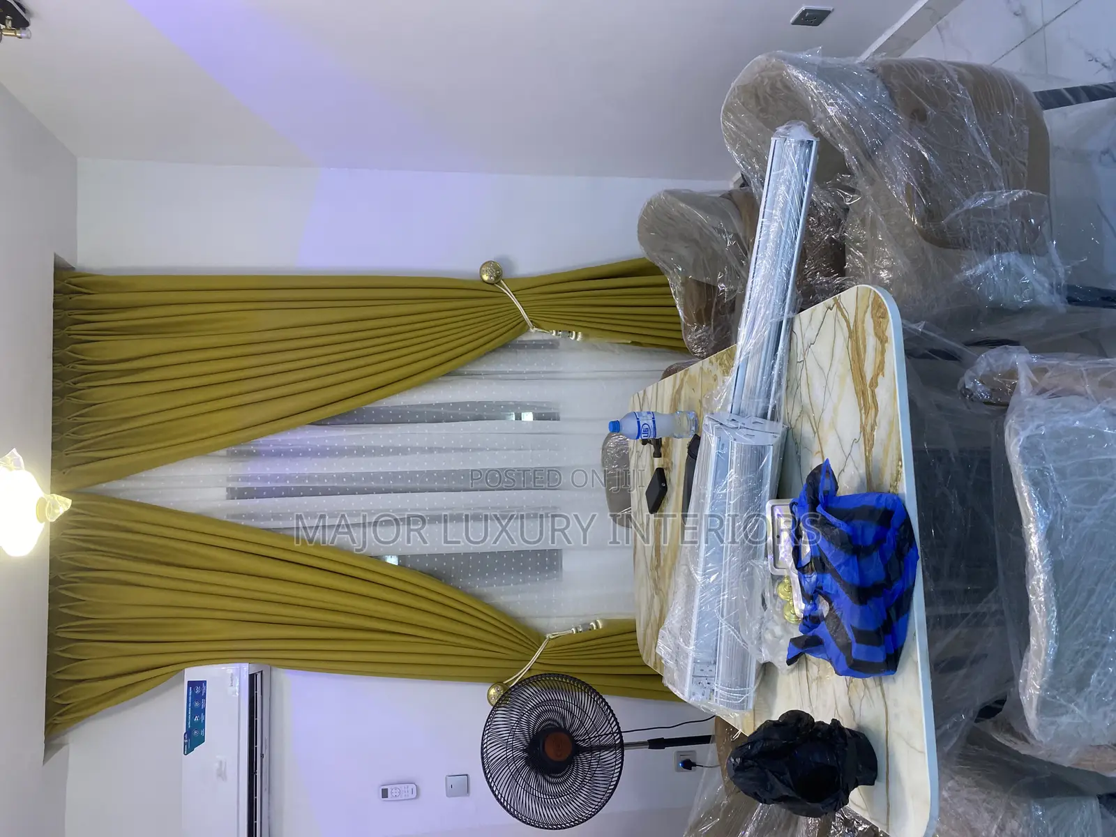 Pure Turkey Curtains With Pleated Design