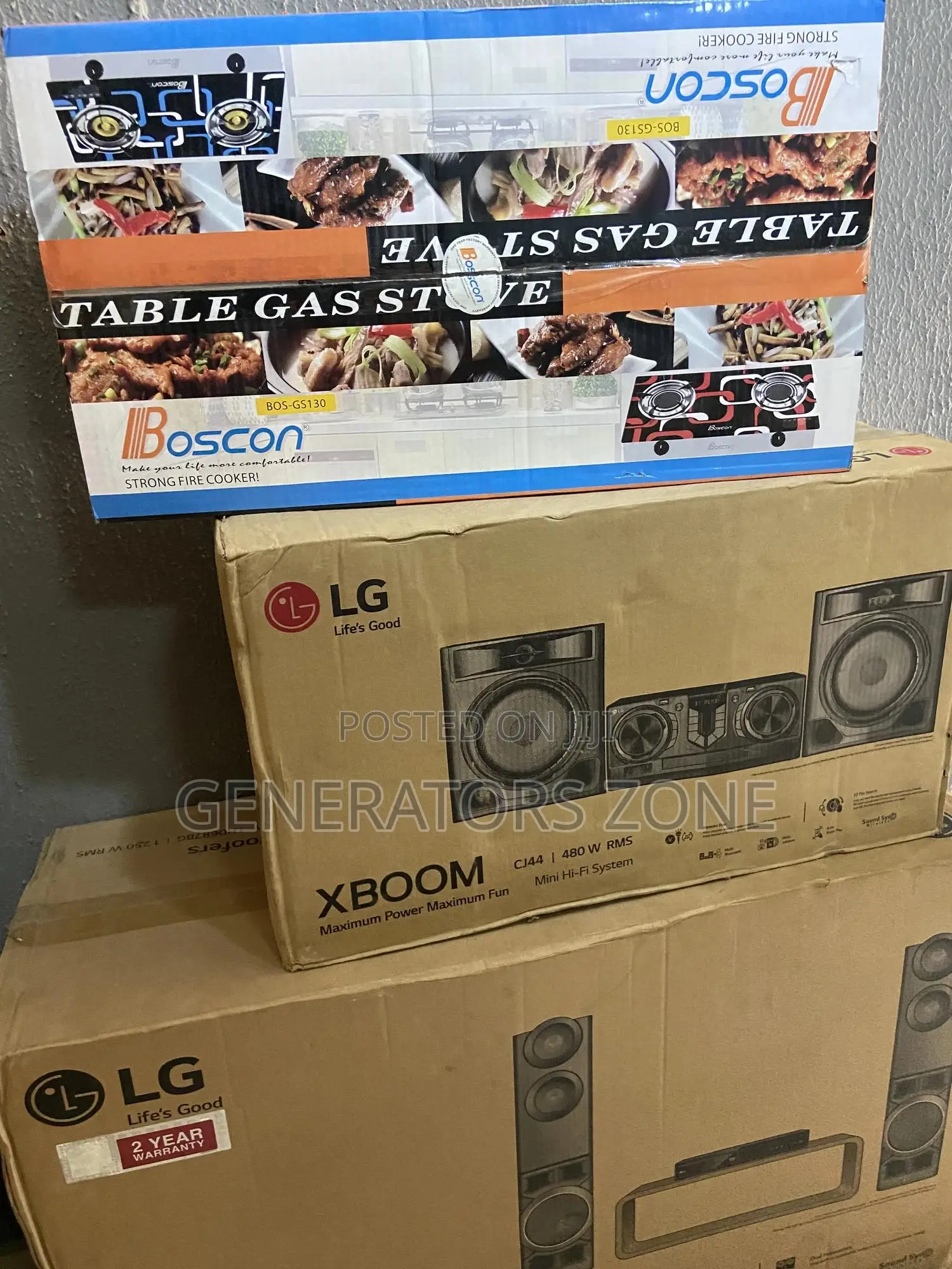 Brand New Boscon Table Gas Cooker