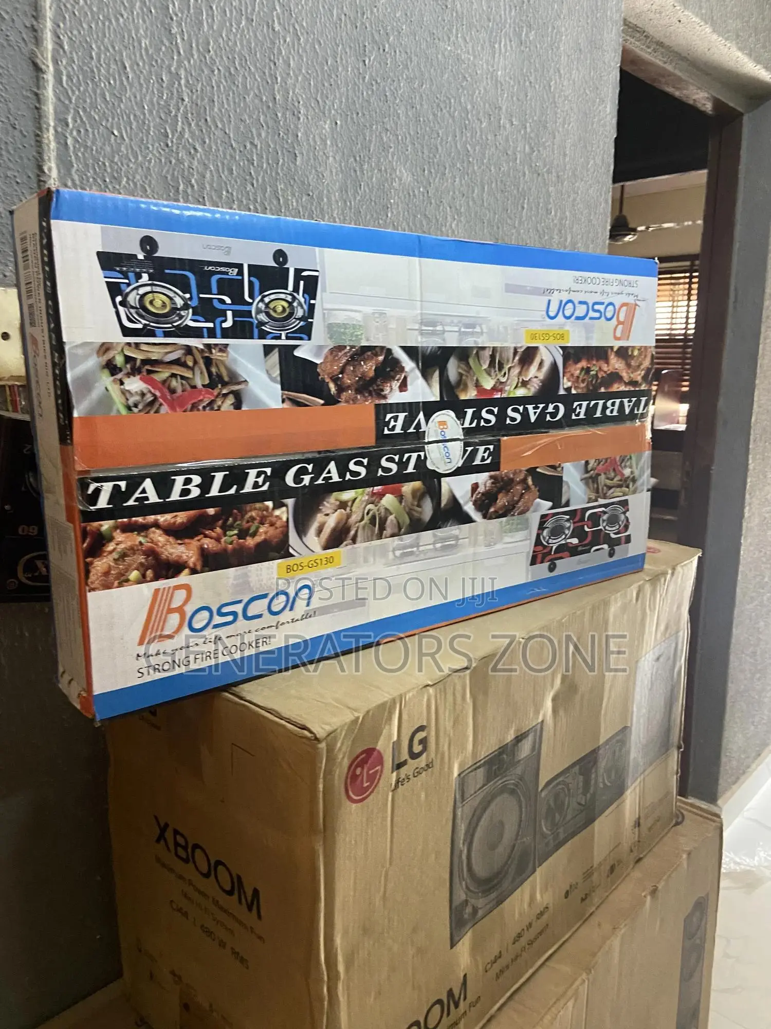 Brand New Gas Cooker Boscon Table Top