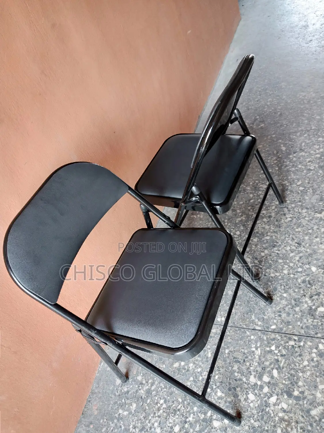 Leather Folding Chair