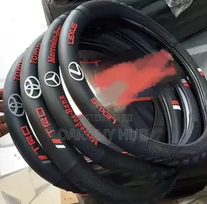 TOP Quality BRANDED LOGO Steering Wheel Cover