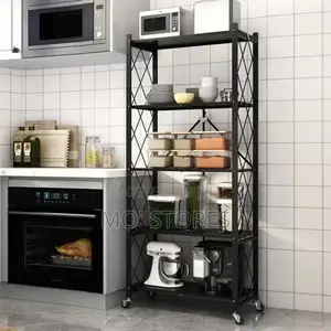 5 Layer Foldable Kitchen Shelf