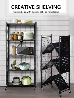 5 Layer Foldable Kitchen Shelf