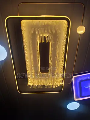 Rectangular Led Crystal Chandalier Light