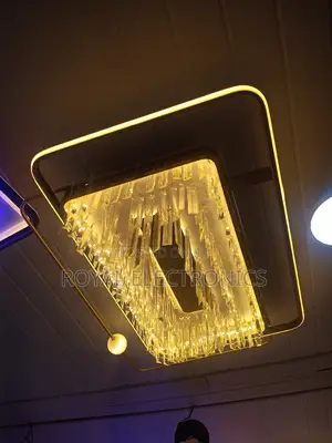 Authentic Rectangular Led Crystal Chandalier Light