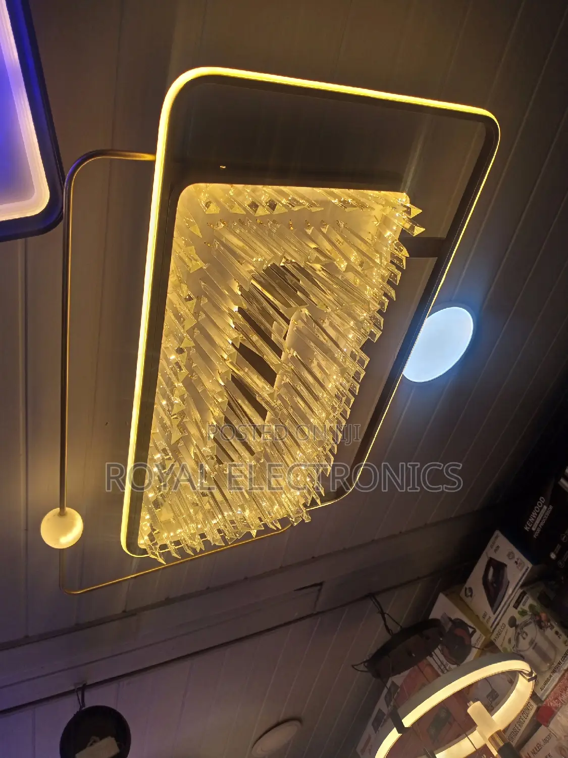 Best Quality Rectangular Led Crystal Chandalier Light