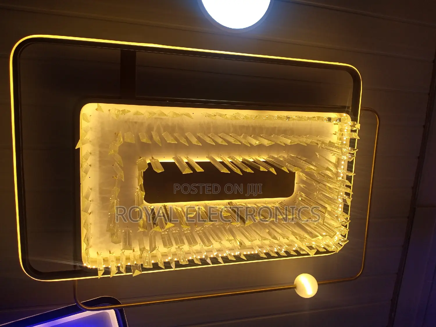 Superior Quality Rectangular Led Crystal Chandalier Light
