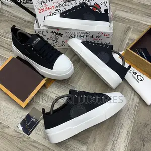 Original Dolce and Gabbana Patchwork Sneakers Available