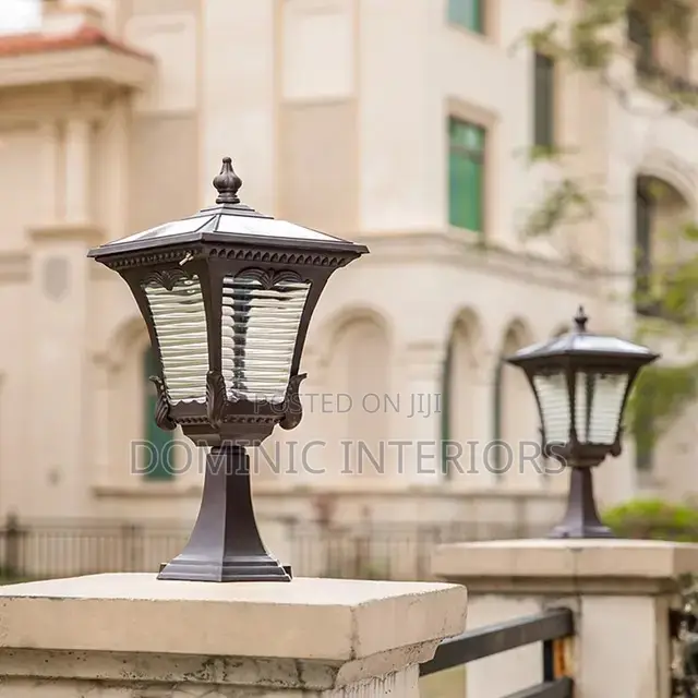 Solar Powered Pillar Outdoor Lights