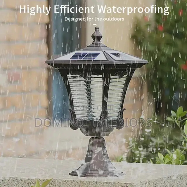 Solar Powered Pillar Outdoor Lights