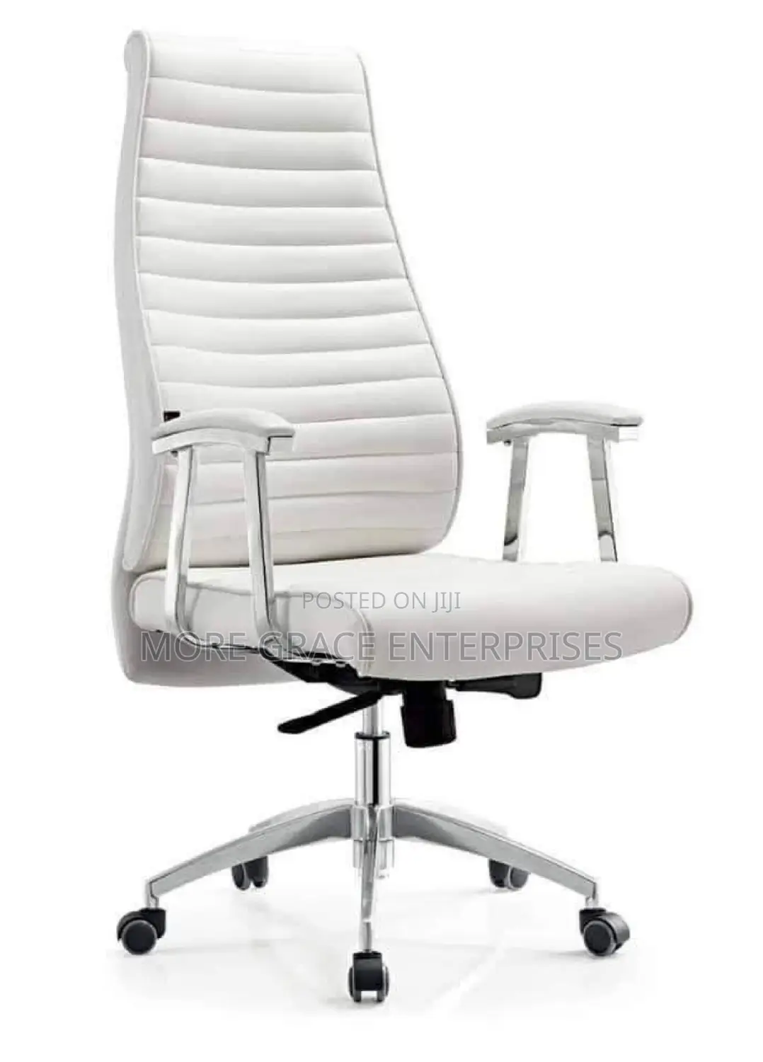 White Office Chair for Office Use.