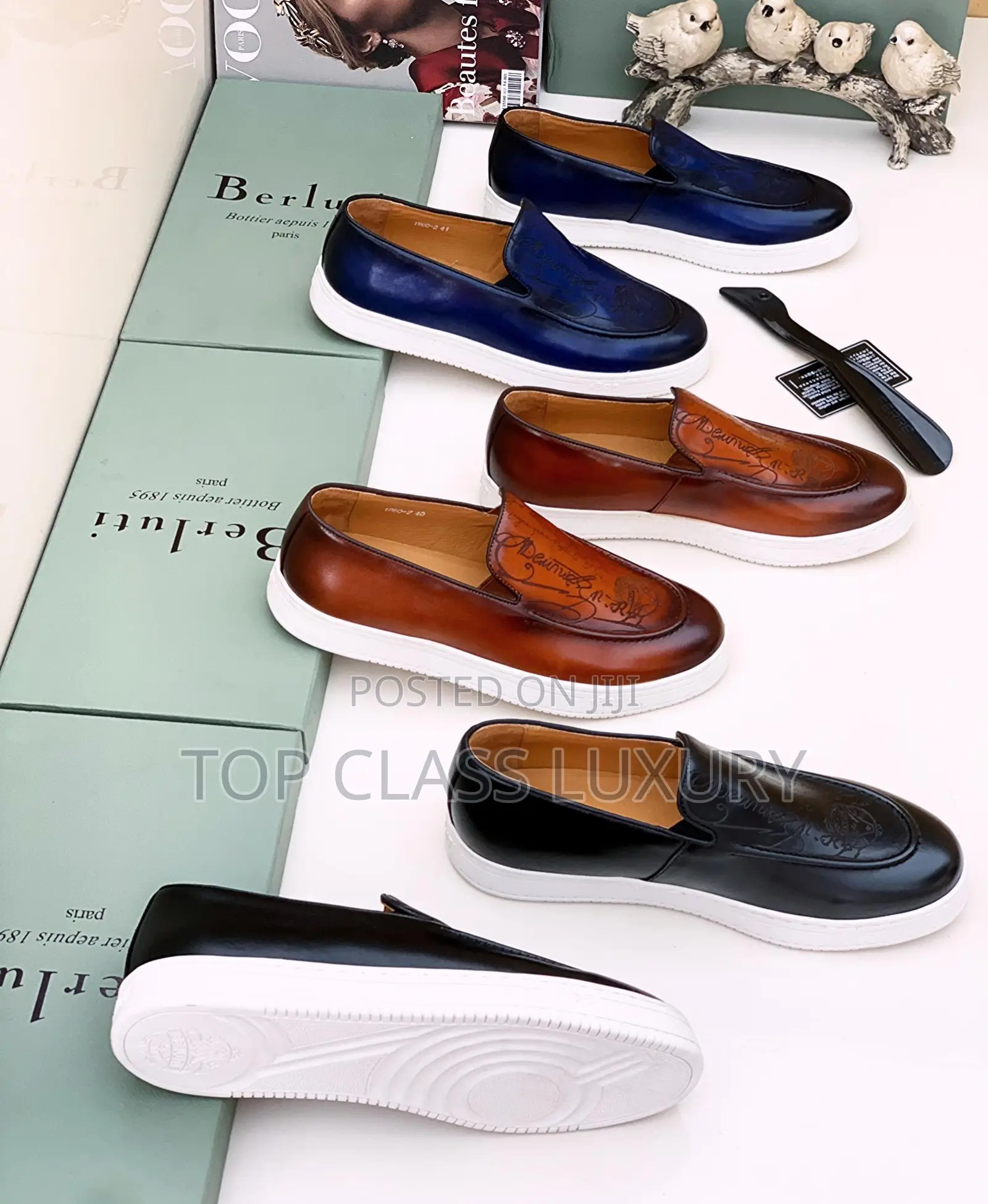Berluti High Class Leather Luxury Flat Shoe