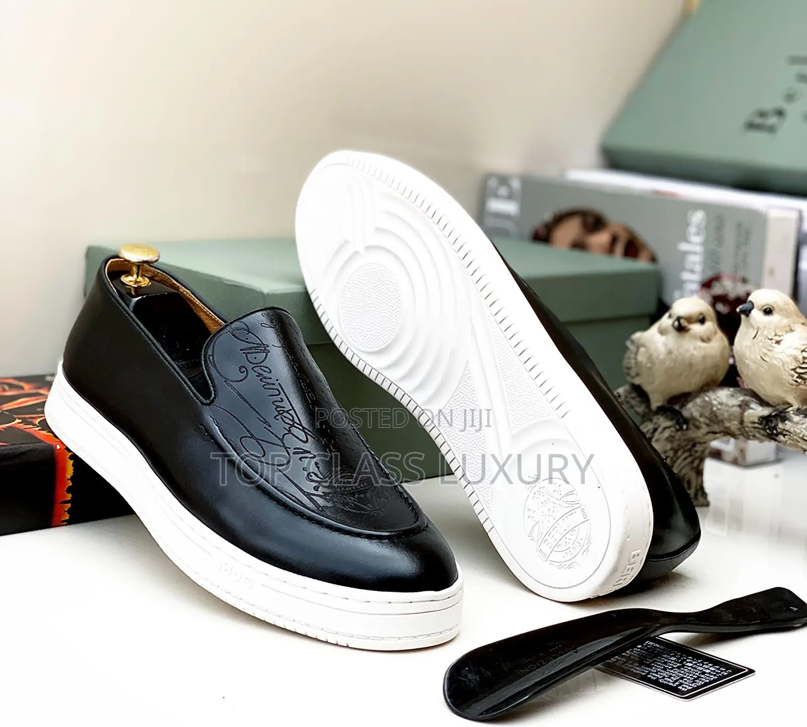 Berluti High Class Leather Luxury Flat Shoe