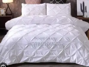 Super Pintuck Duvet, Bedsheet With 4 Pillowcases