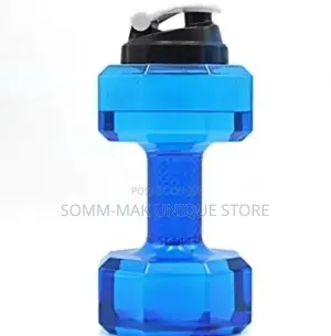 Dumbbell Shape Water Bottle - 1.5l - Blue