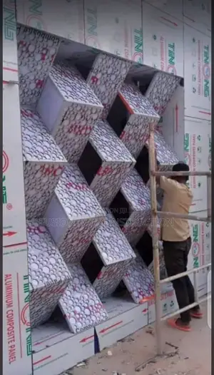 3D Wall Cladding,Regular ,Laser Cut Perforated Cladding