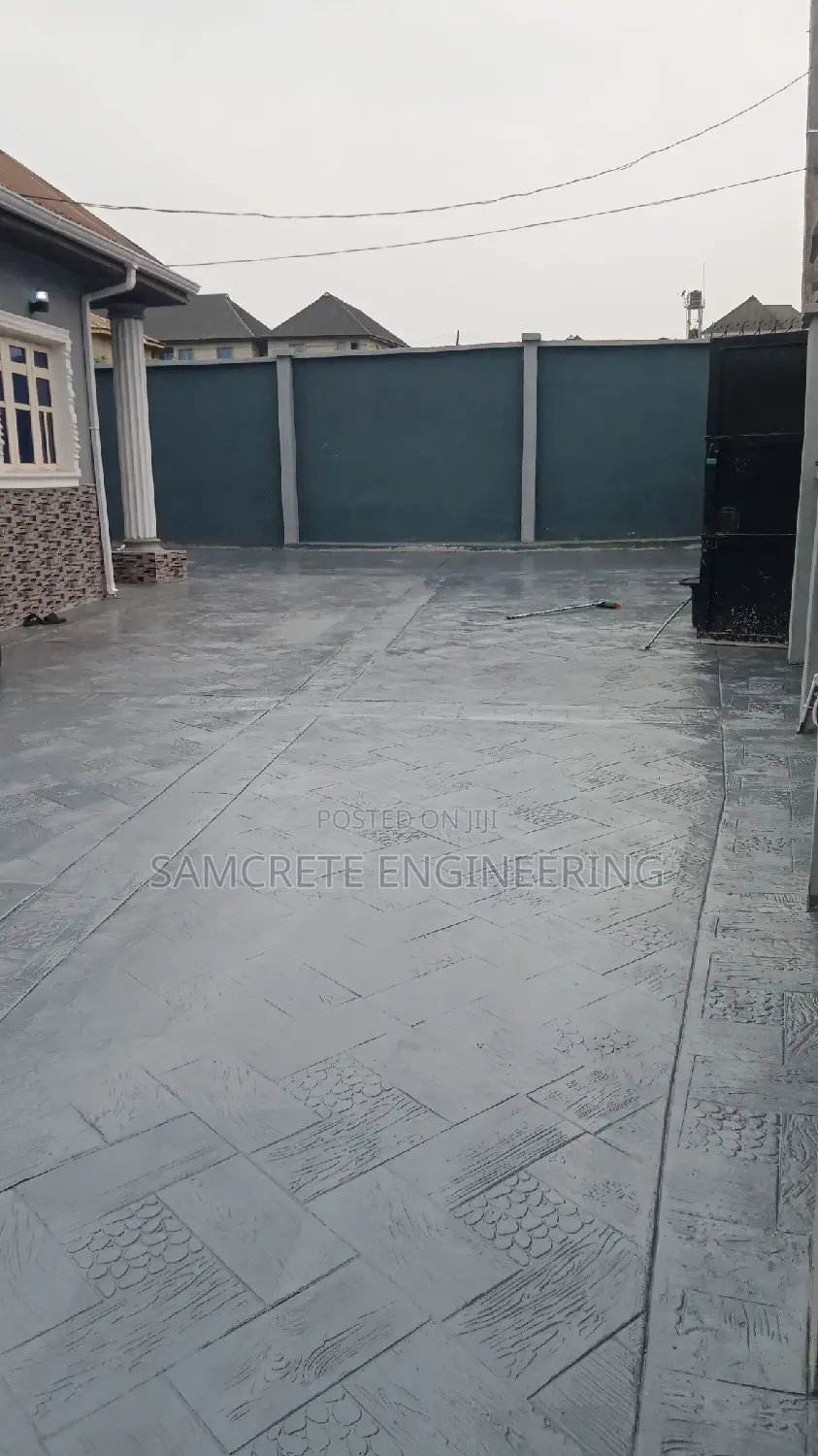 Stamped Concrete Floor