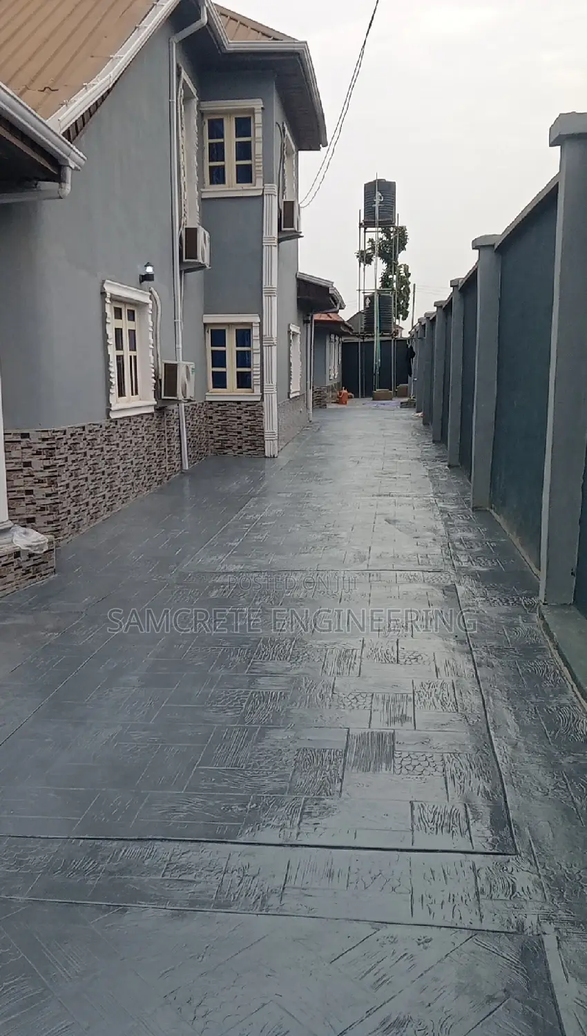 Stamped Concrete Floor