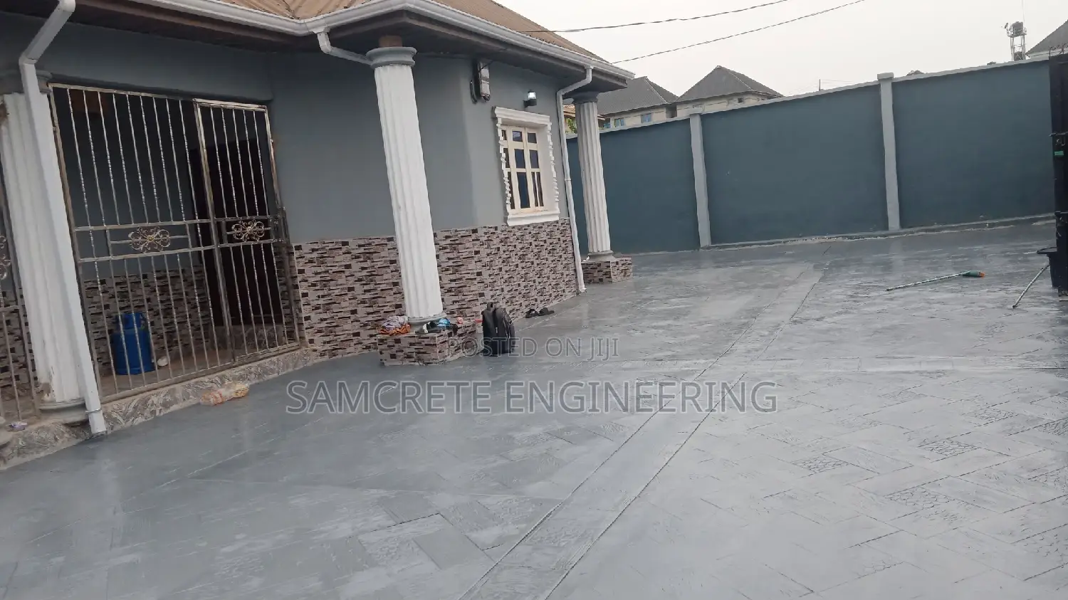 Stamped Concrete Floor