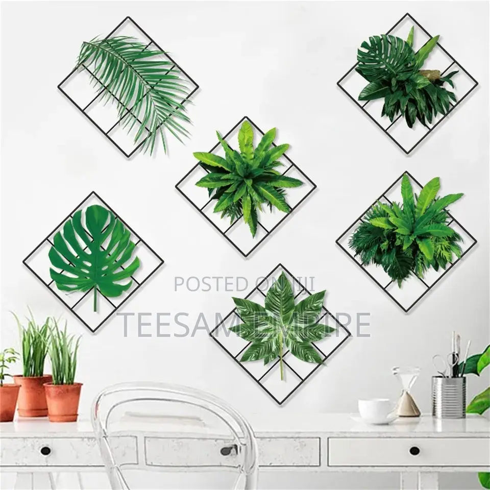 3D Plant Wall Stickers