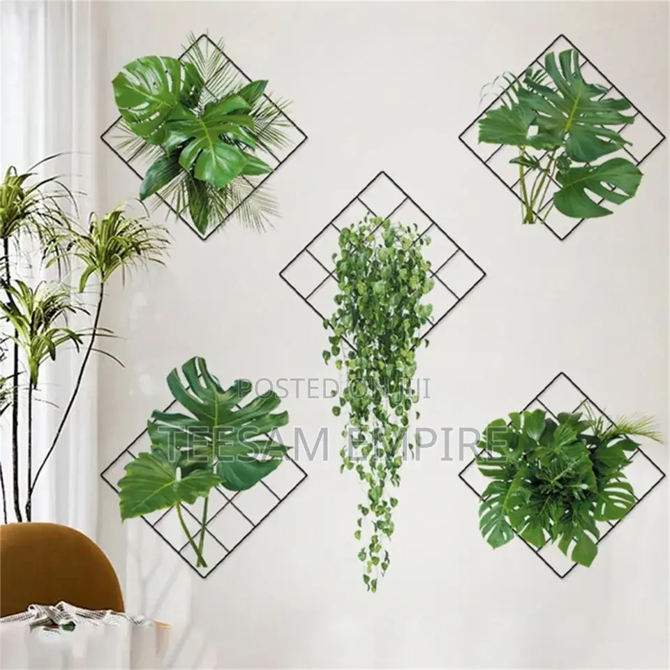 3D Plant Wall Stickers