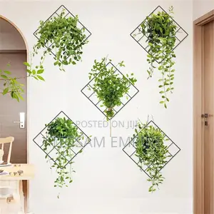 3D Plant Wall Stickers
