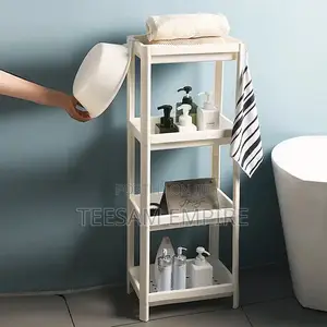 White Multi-Purpose Modern Bathroom Shelf