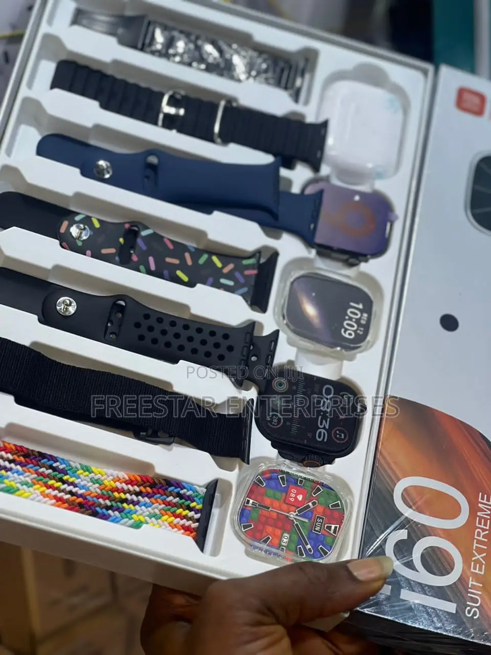 I60 Suit Extreme 2 Smart Watches Earphone 7 Straps.