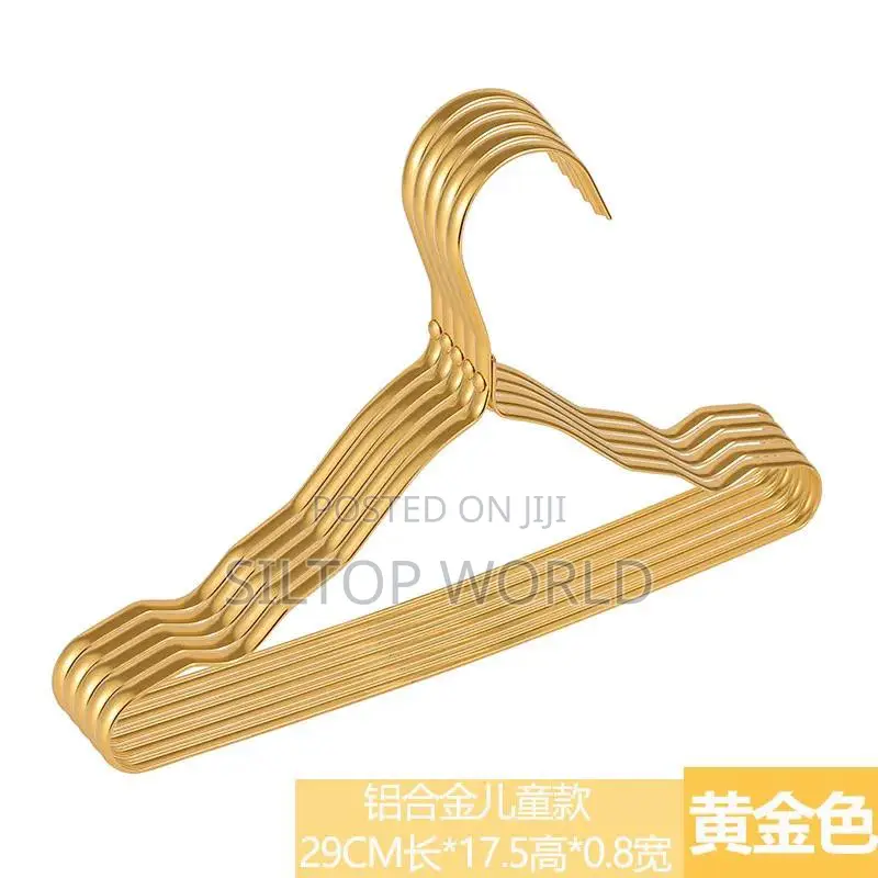5pcs Gold Plated Clothes Hanger