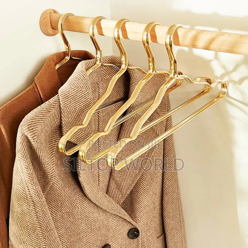 5pcs Gold Plated Clothes Hanger
