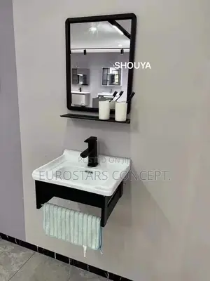 Small Wash Hand Basin With Towel Hanger