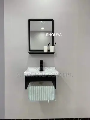 Small Wash Hand Basin With Towel Hanger