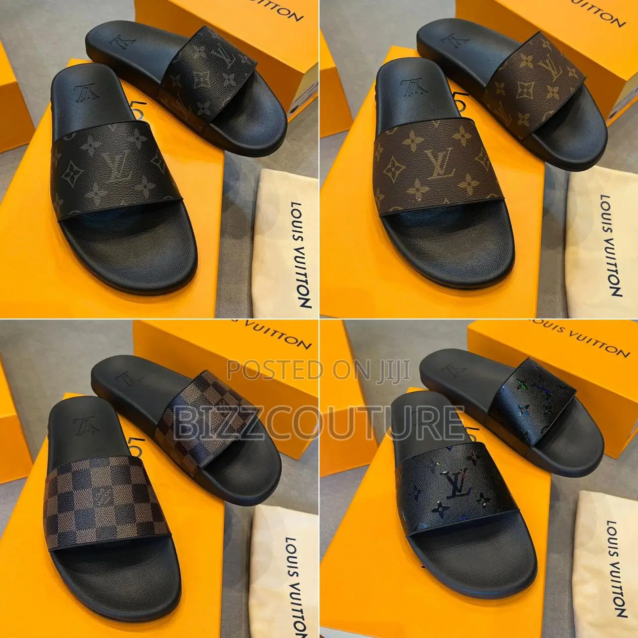 Original LOUIS VUITTON Slides Available in Store
