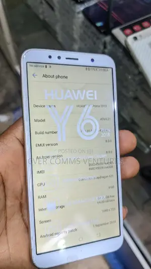 Huawei Y6 2018 16 GB Gold