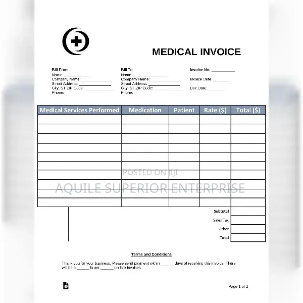 Medical Invoice