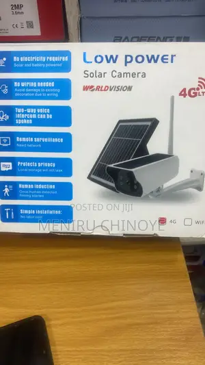 4g Solar Outdoor Bullet Camera With Double Panels