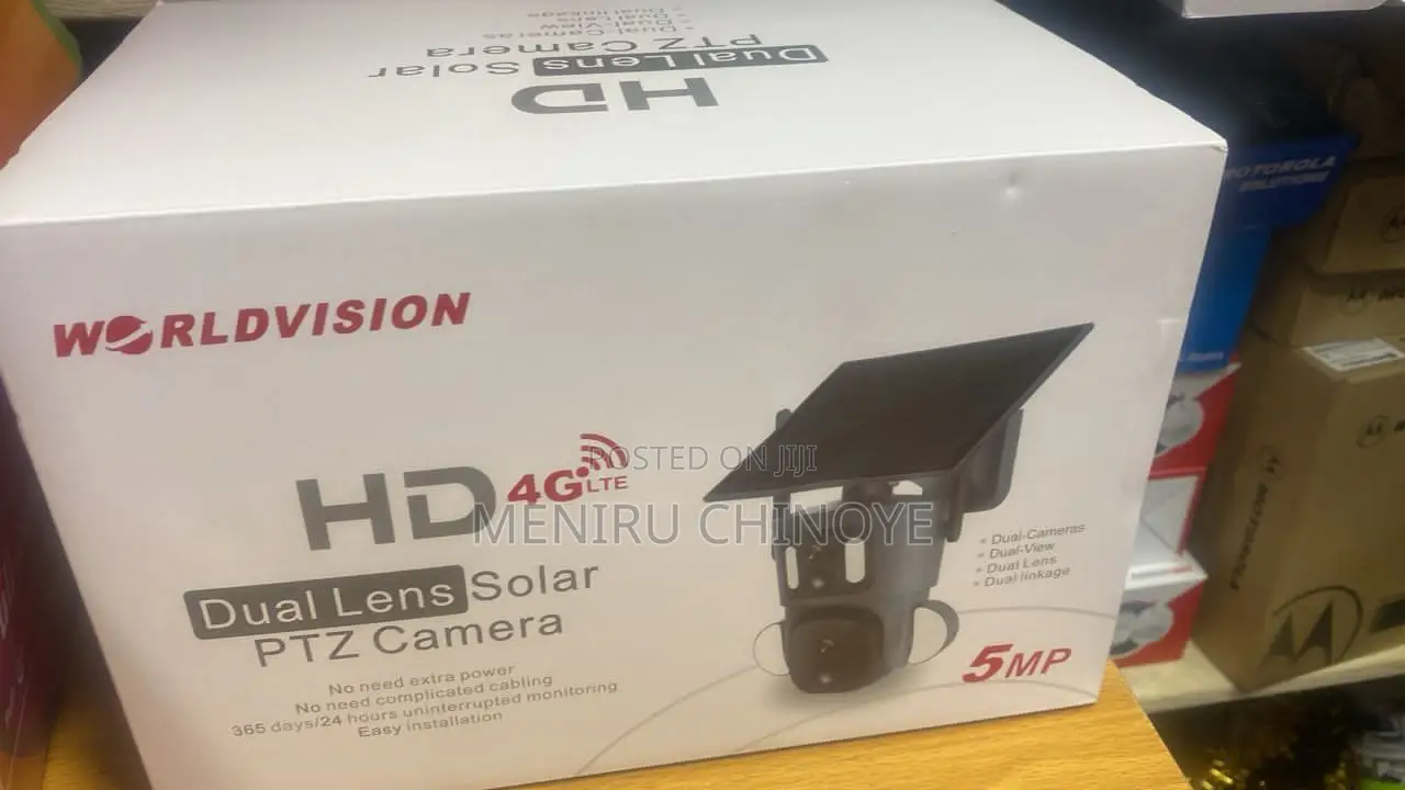 Double Lense Ubox PTZ Solar Camera