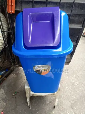 Photo - 80 Liters Durable Portable Waste Bin