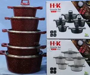 HK Granite Die-Cast 10piece Cookware Set