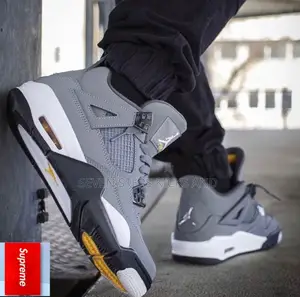 Premium Quality Jordan 4 Retro "Wolfe Grey" Luxury Sneakers