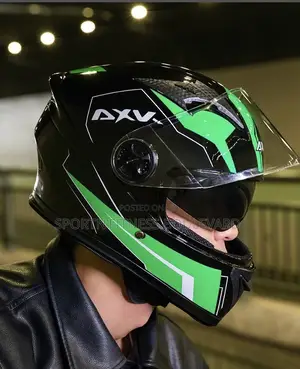 Powerbike Helmet With Shade Visor