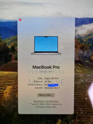 Laptop Apple MacBook Pro 2021 M1 16GB Apple M1 Pro SSD 512GB