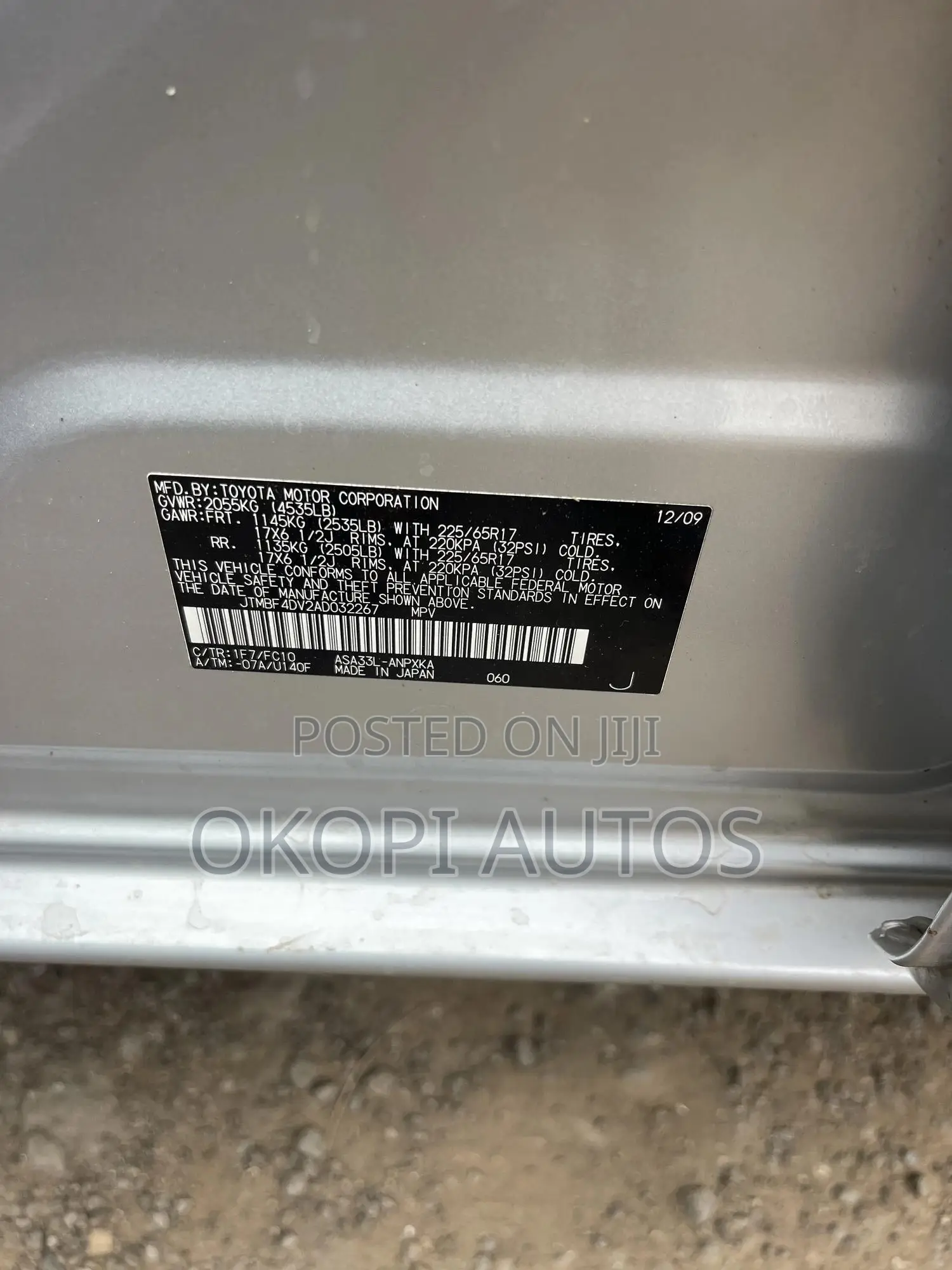 Toyota RAV4 2.5 Limited 2010 Silver