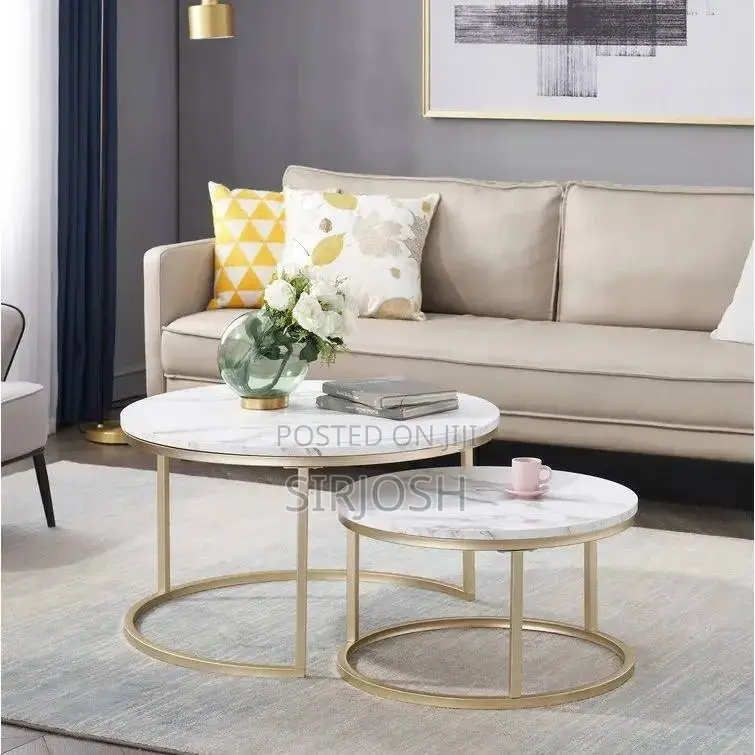 Real Marble Top Center Table