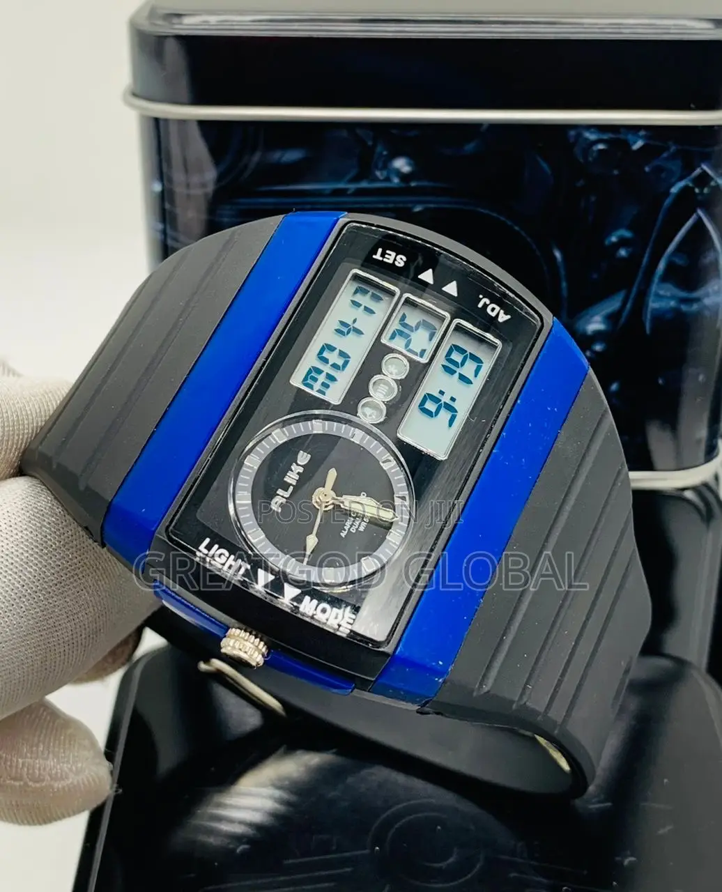 *A-L-I-K-E ** Multi-Purpose Double Time Watch