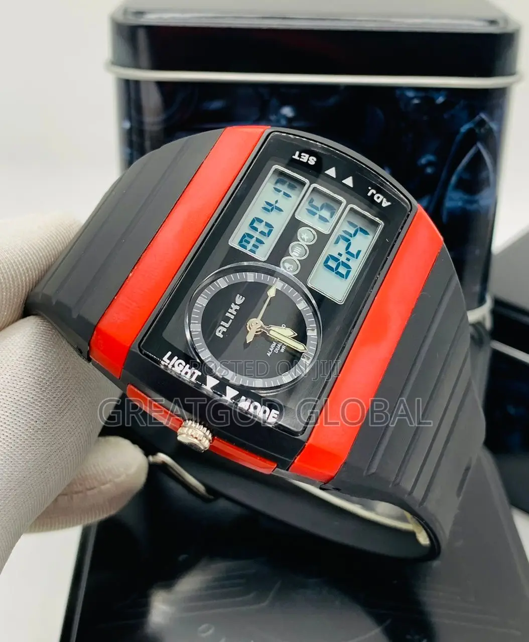 *A-L-I-K-E ** Multi-Purpose Double Time Watch