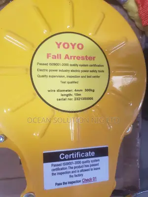 Fall Arrestor 10 Meter Available